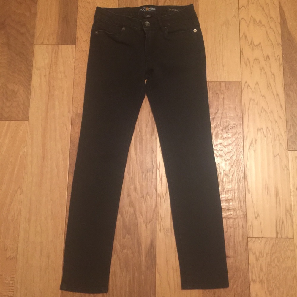 LUCKY BRAND ZOE JEGGING BLUE Jeans BLACK GIRLS s12